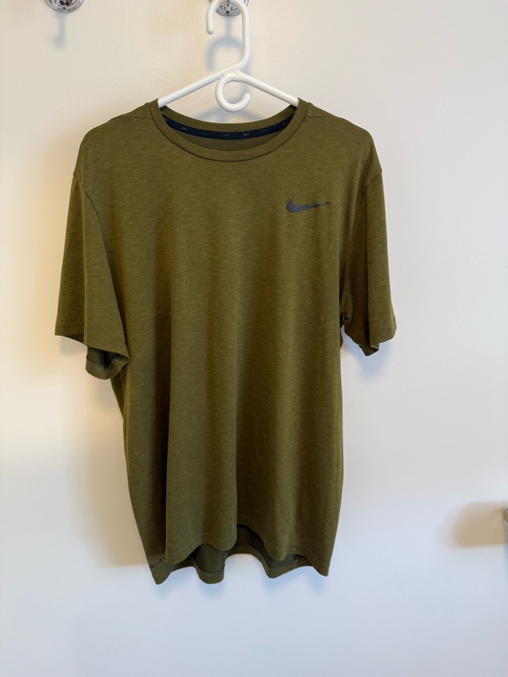 Nike Olive Crew Neck Short Sleeve Tee